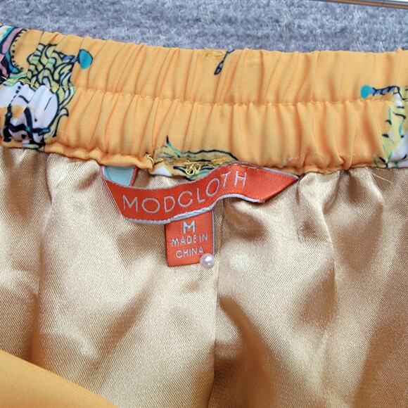 ANTHROPOLOGIE MODCLOTH CARROUSEL HORSE PRINT SKIRT, SIZE M - Picture 6 of 8